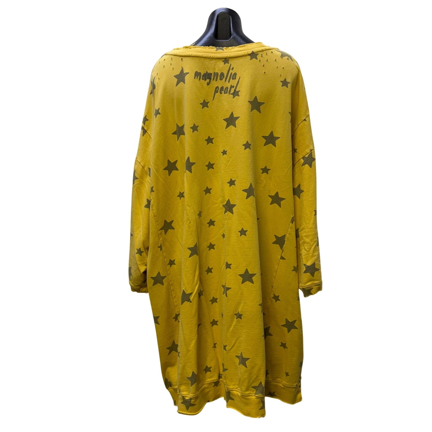 Magnolia Pearl Oversized Yellow Star Print Dress OS
