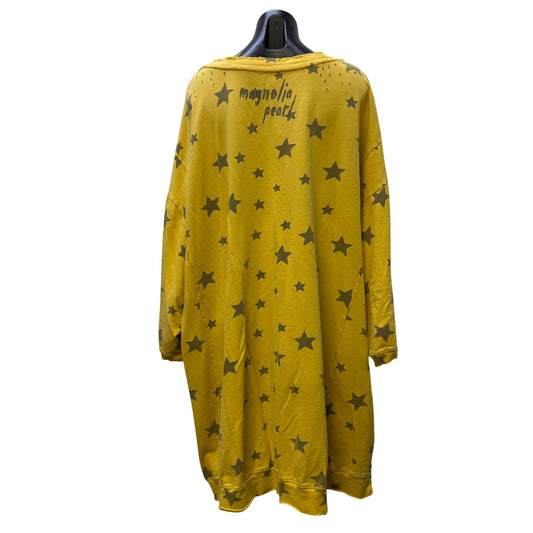 Magnolia Pearl Oversized Yellow Star Print Dress OS