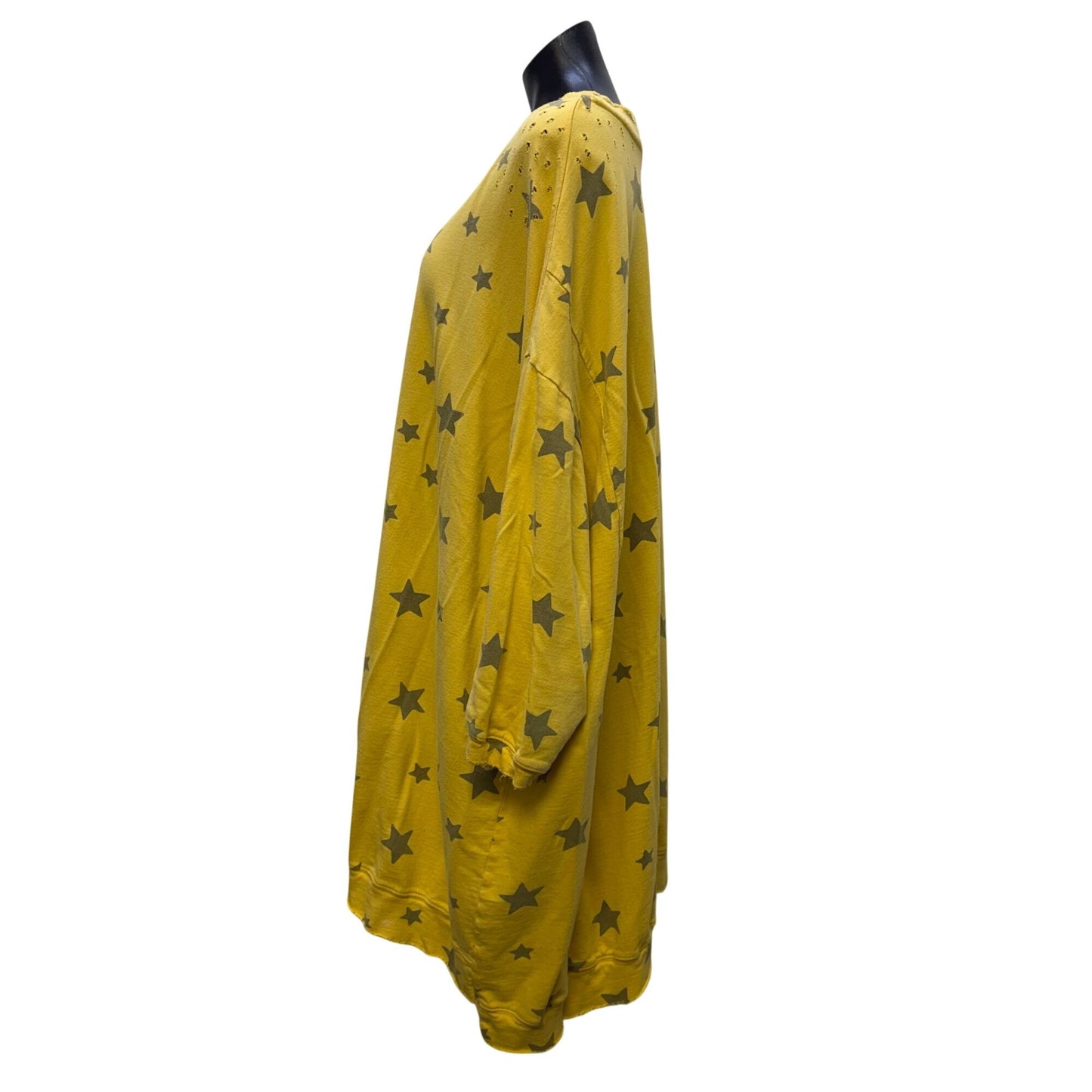 Magnolia Pearl Oversized Yellow Star Print Dress OS