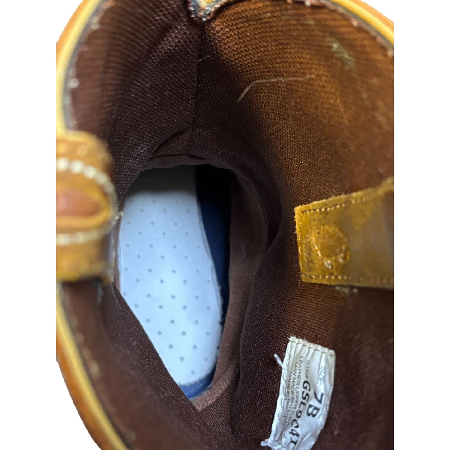 Justin Western Boots Brown Leather Size 7