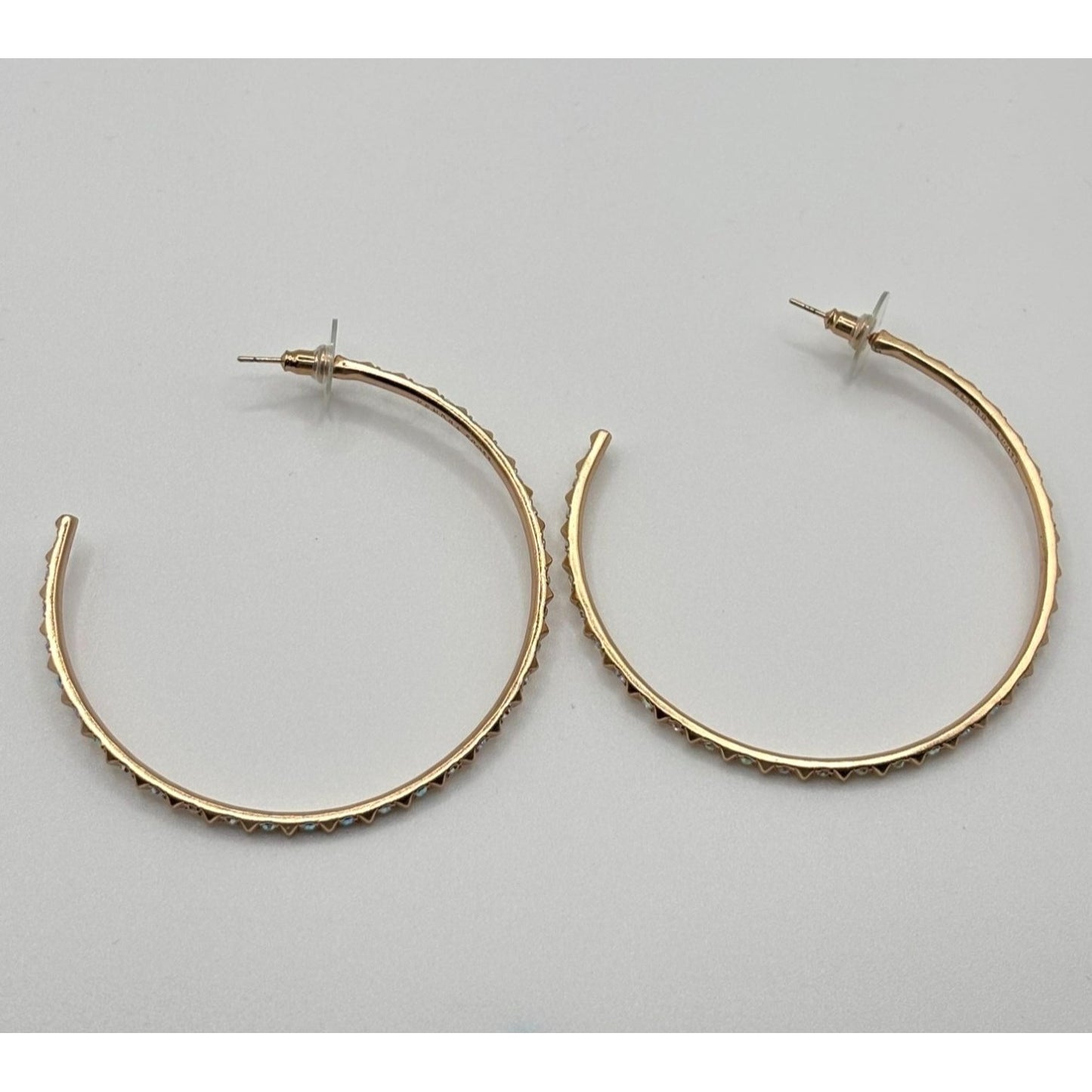 Kendra Scott Gold Studded Geometric Large Hoop Earrings