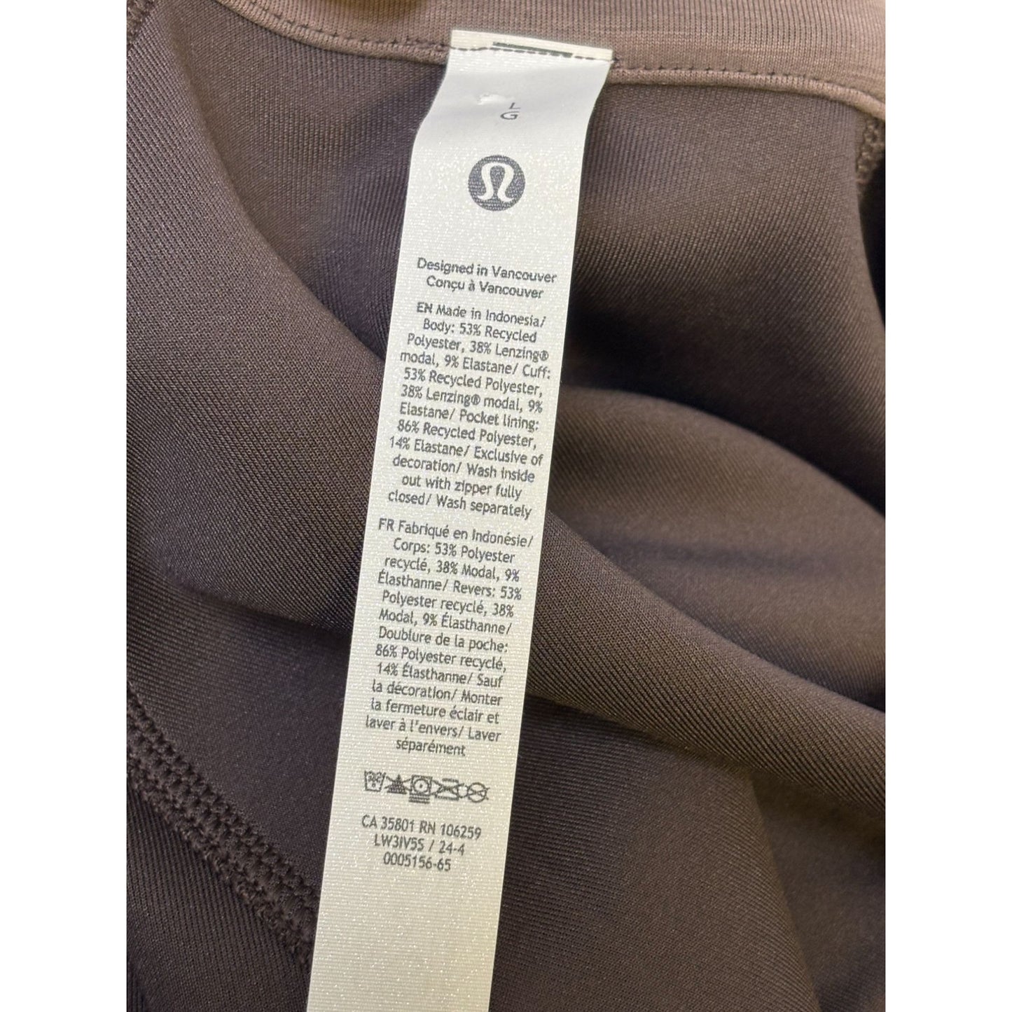 Lululemon Brown 2 Piece Loungewear Set Size L/14