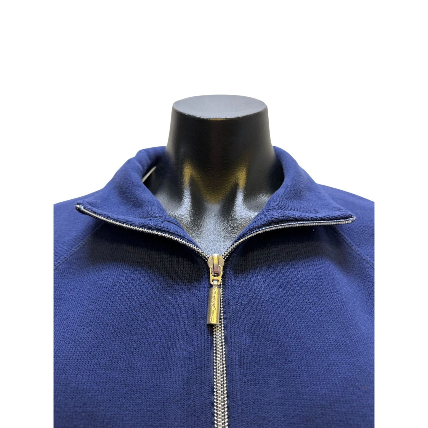 NWT Tommy Bahama Blue Half-Zip Pullover Shirt Long Sleeve Casual Lightweight M