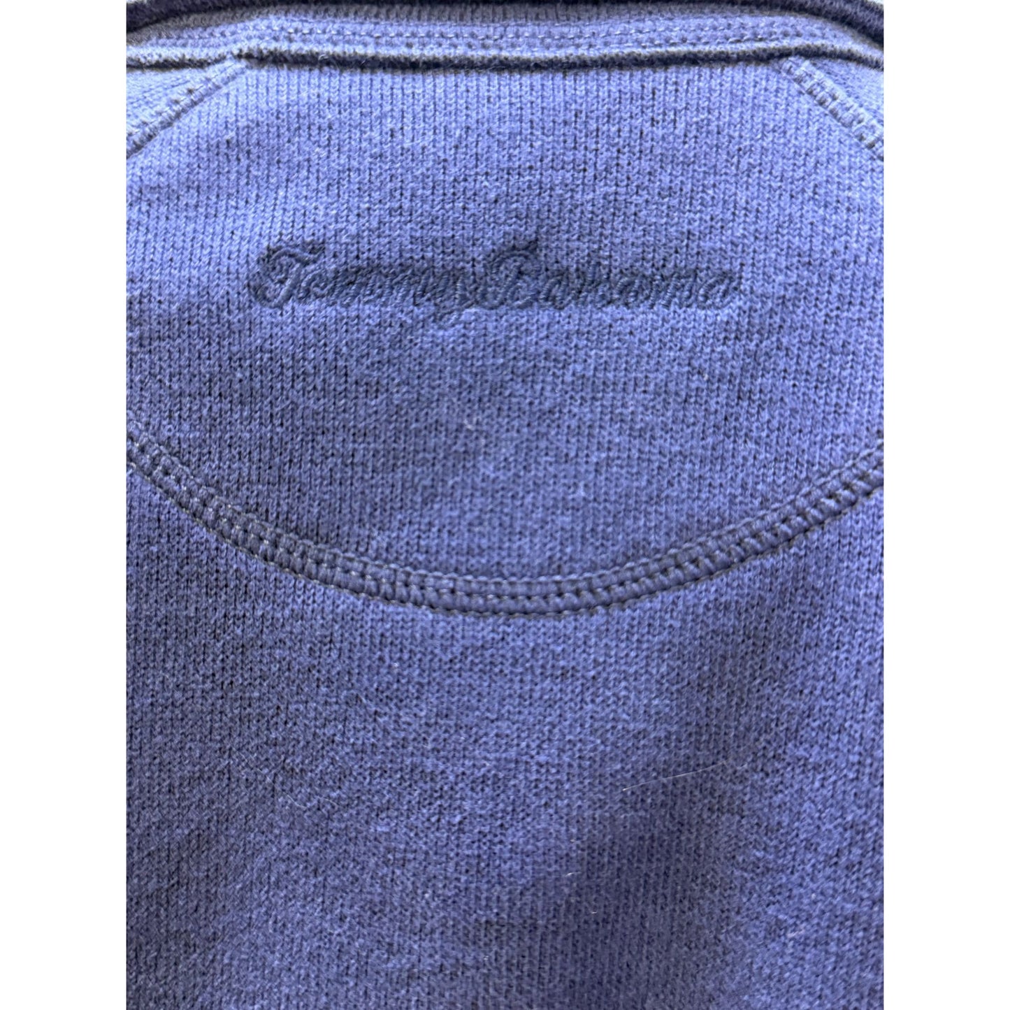 NWT Tommy Bahama Blue Half-Zip Pullover Shirt Long Sleeve Casual Lightweight M