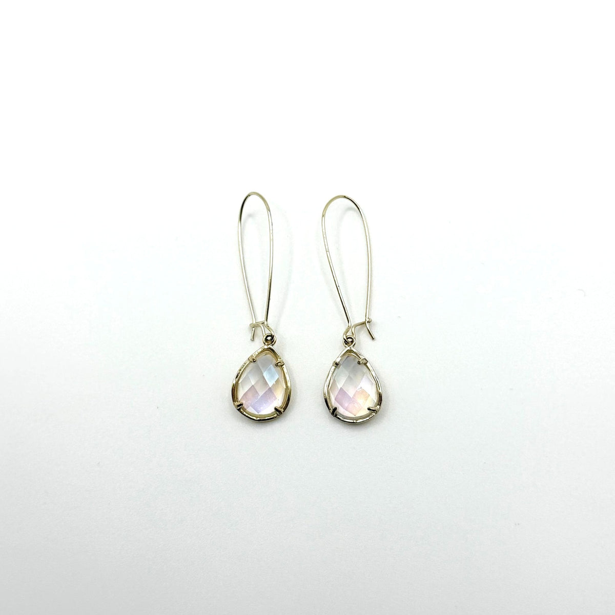 Kendra Scott Gold-Tone Iridescent Drop Earrings