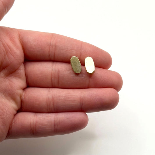 Kendra Scott Silver-Tone Oval Stud Earrings