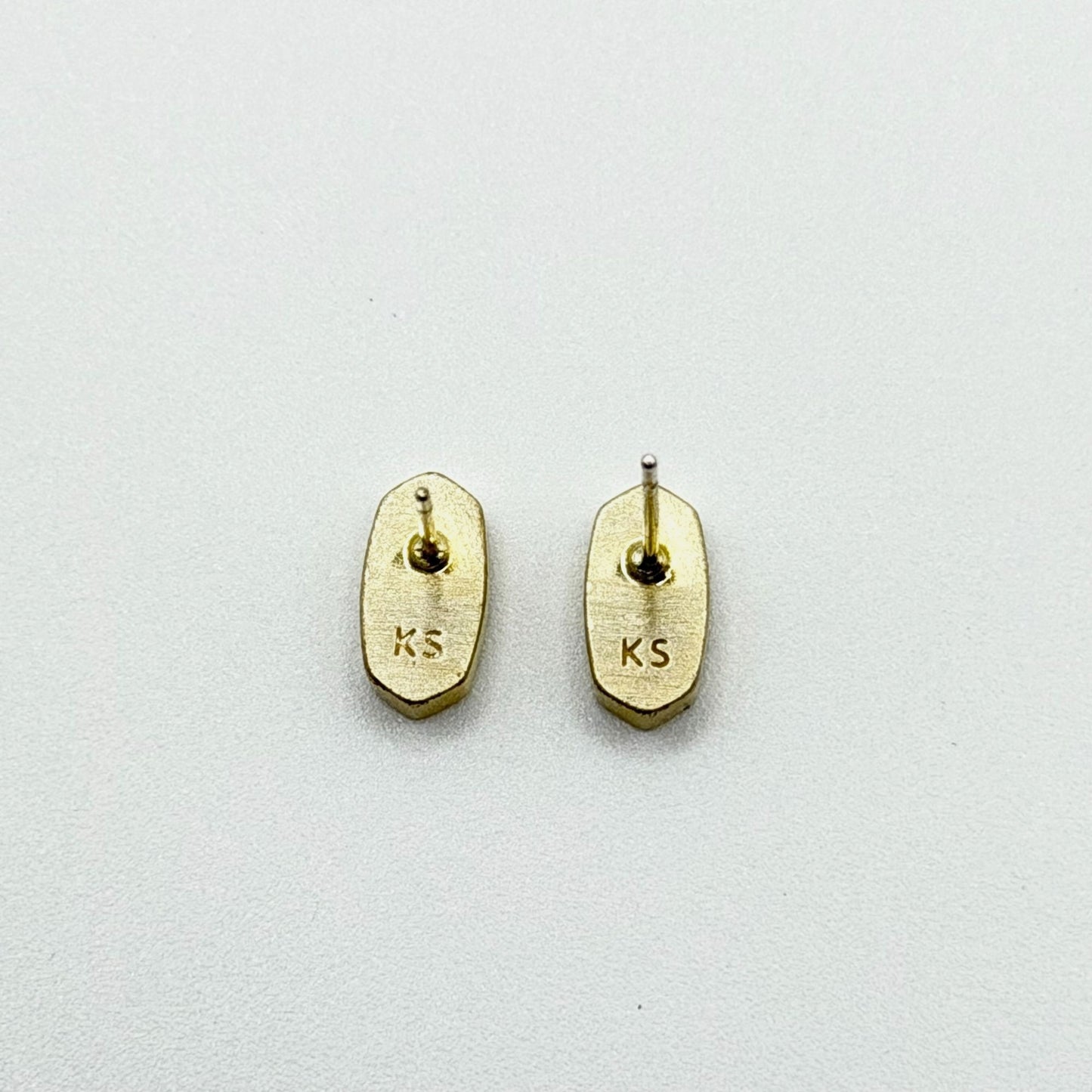 Kendra Scott Silver-Tone Oval Stud Earrings