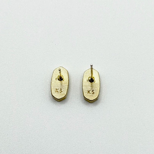 Kendra Scott Silver-Tone Oval Stud Earrings