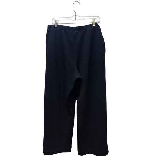 Alembika Wide-Leg Black Pants Size 5/XL