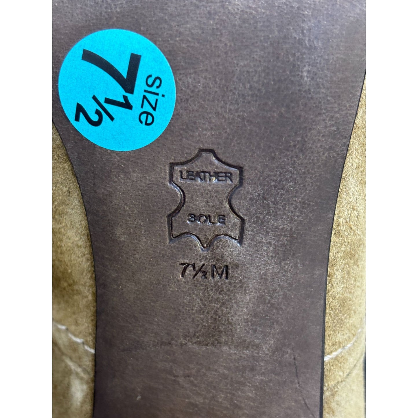 Tory Burch Suede Brown Block Heel Booties Size 7.5