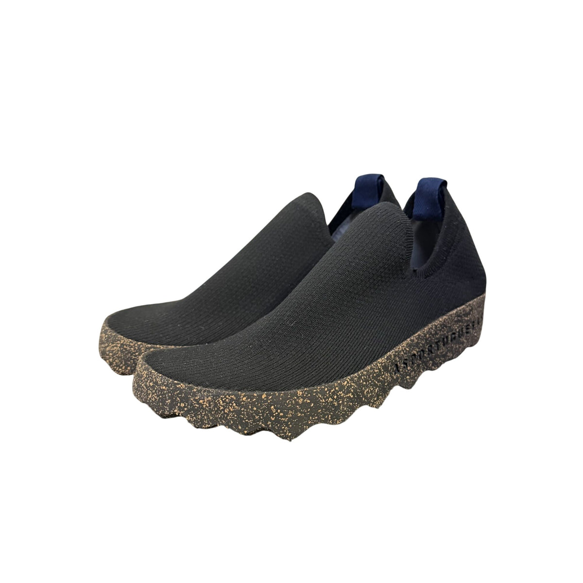 Asportuguesas Black Eco-Friendly Slip-On Shoes Size 40/EU 9