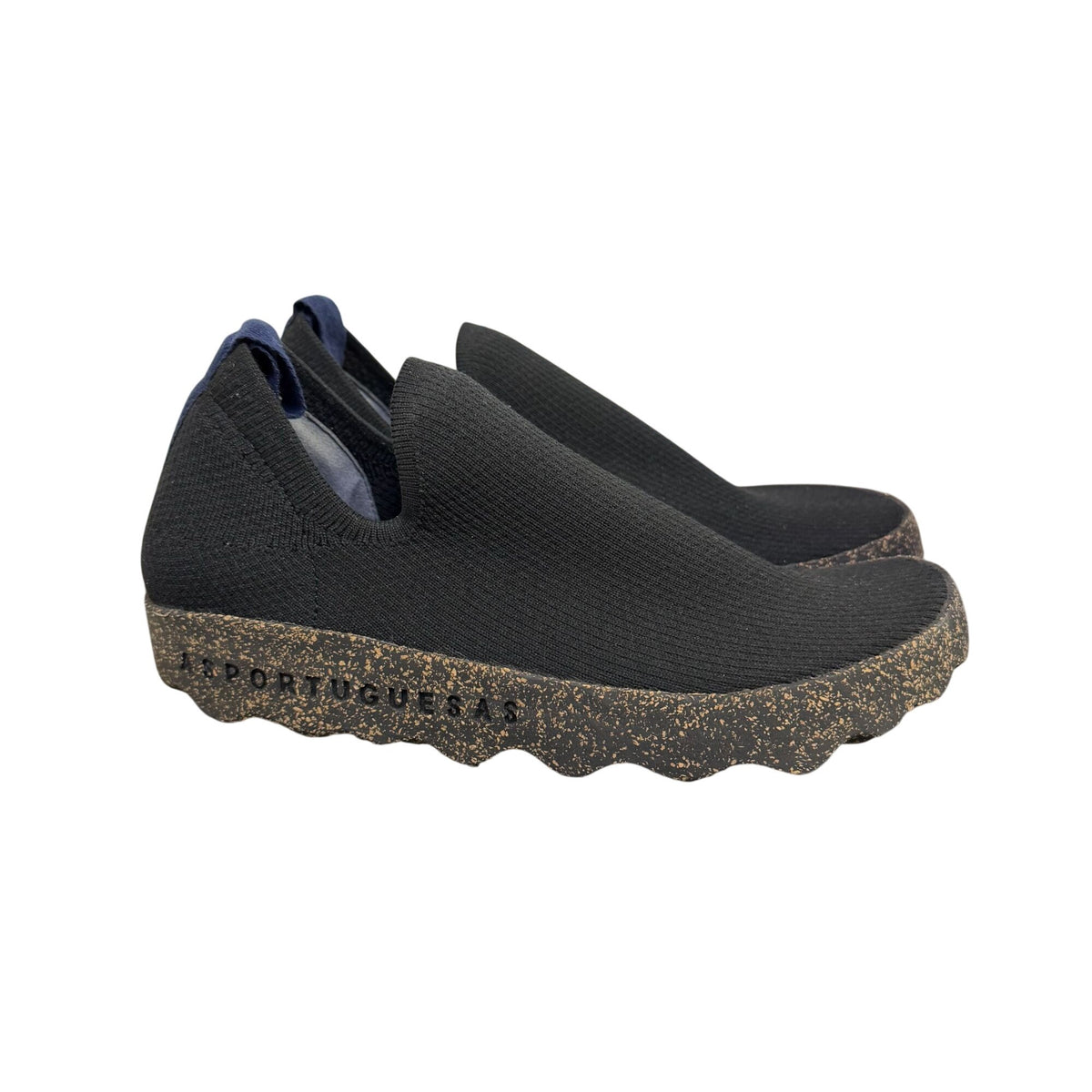 Asportuguesas Black Eco-Friendly Slip-On Shoes Size 40/EU 9