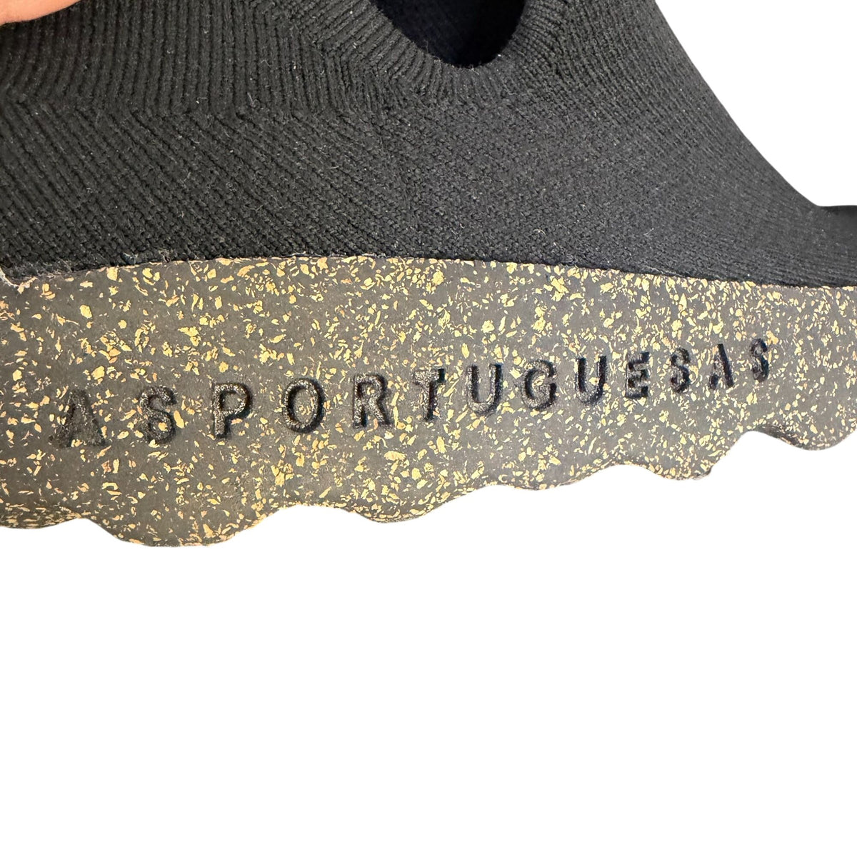 Asportuguesas Black Eco-Friendly Slip-On Shoes Size 40/EU 9