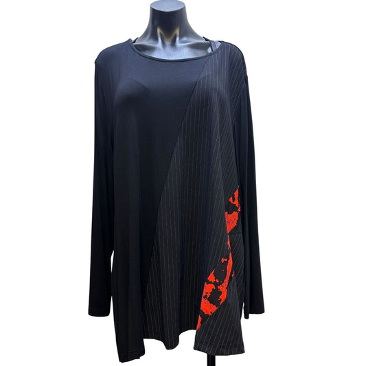 Tekbika By Alembika Black Tunic & Pants Set 2X 2p