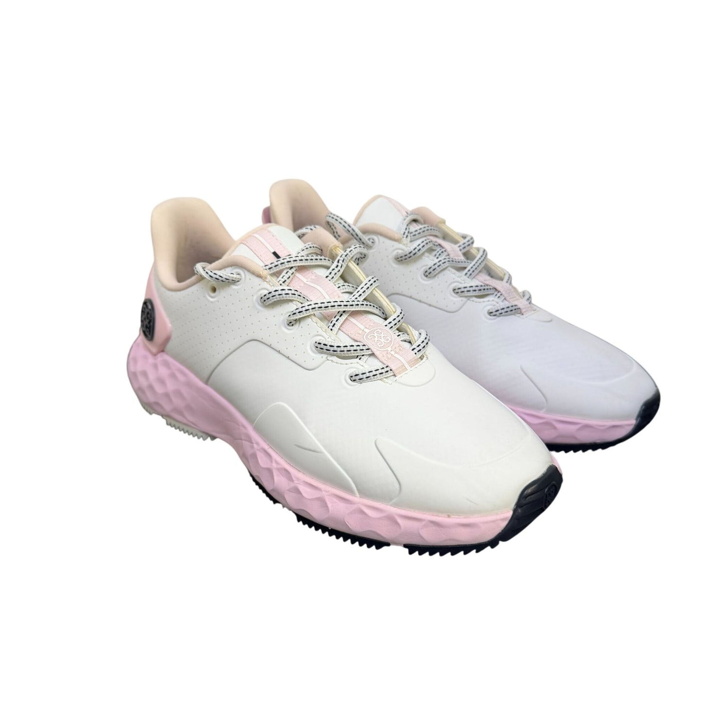 G/Fore Golf Shoes White & Pink Athletic Sneakers Size 6