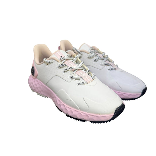 G/Fore Golf Shoes White & Pink Athletic Sneakers Size 6