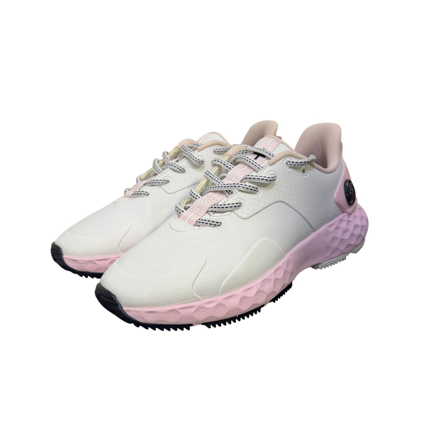 G/Fore Golf Shoes White & Pink Athletic Sneakers Size 6
