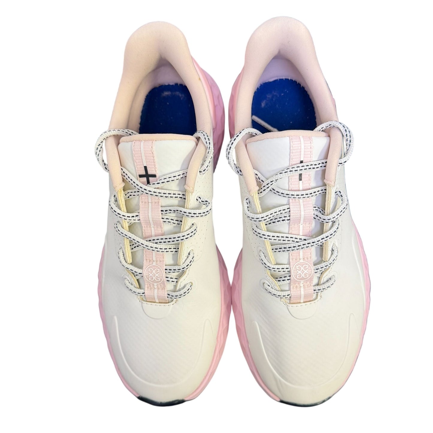 G/Fore Golf Shoes White & Pink Athletic Sneakers Size 6