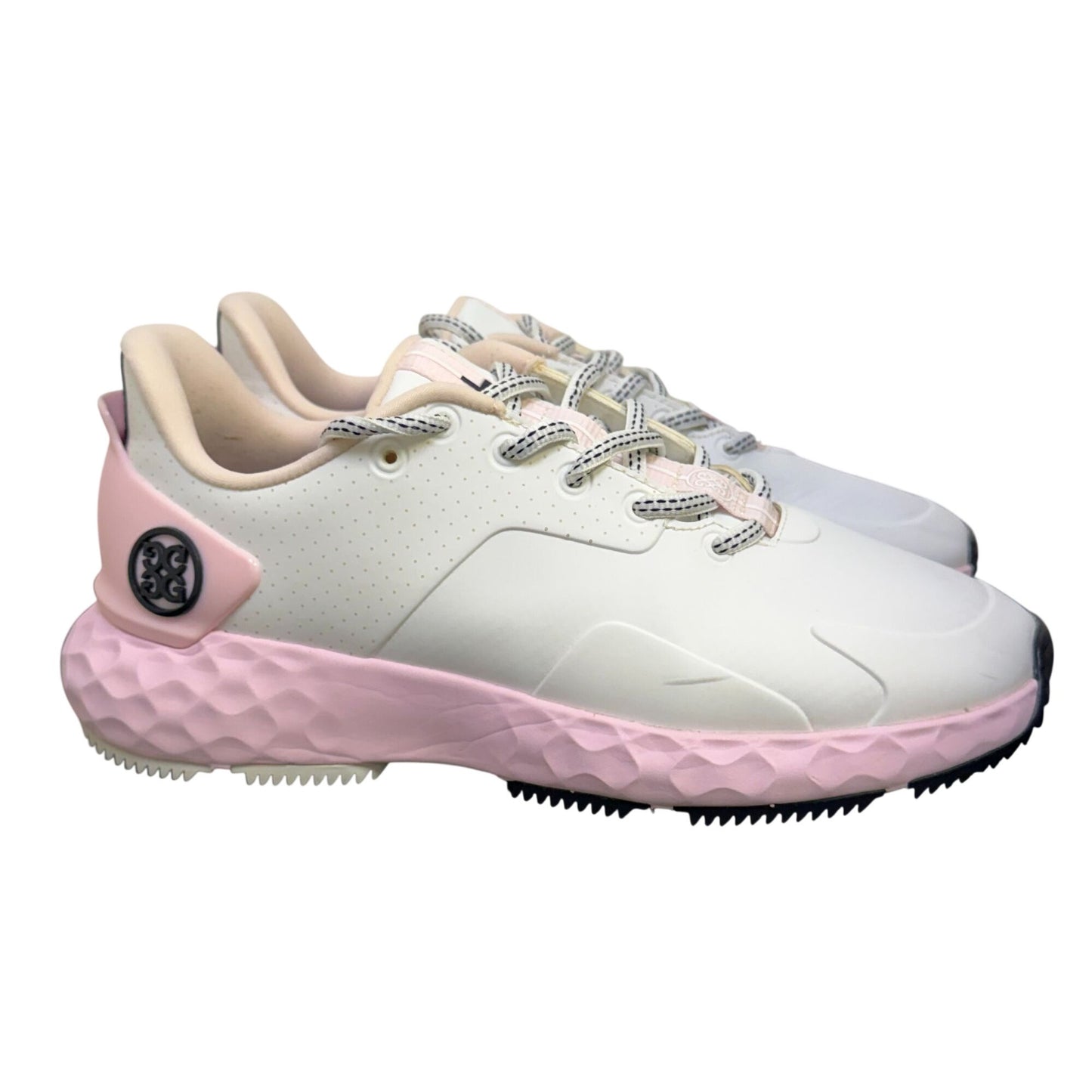 G/Fore Golf Shoes White & Pink Athletic Sneakers Size 6