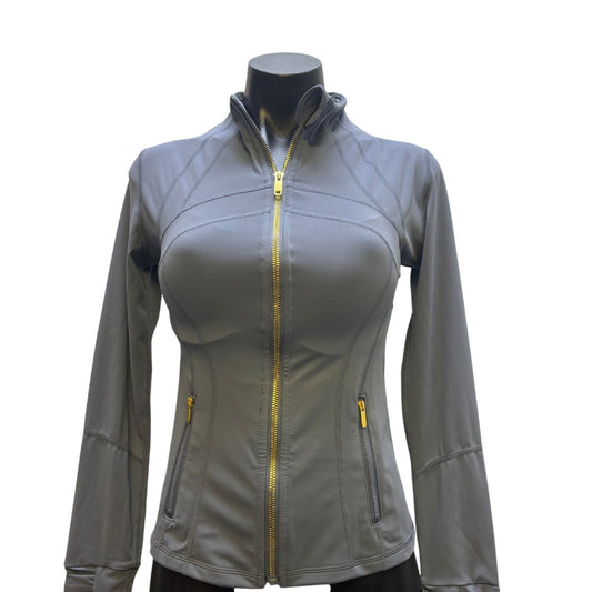 Lululemon Womens Gray Zip-Up Jacket Size 4