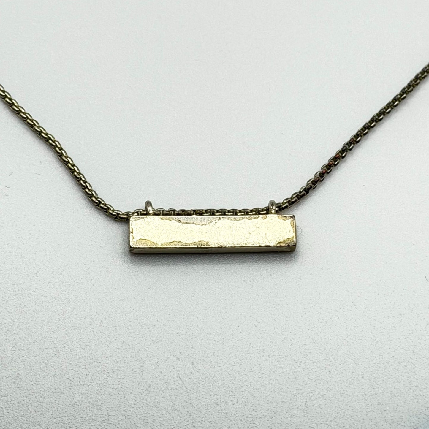 Kendra Scott Horizontal Bar Opal Pendant Necklace Gold-Tone