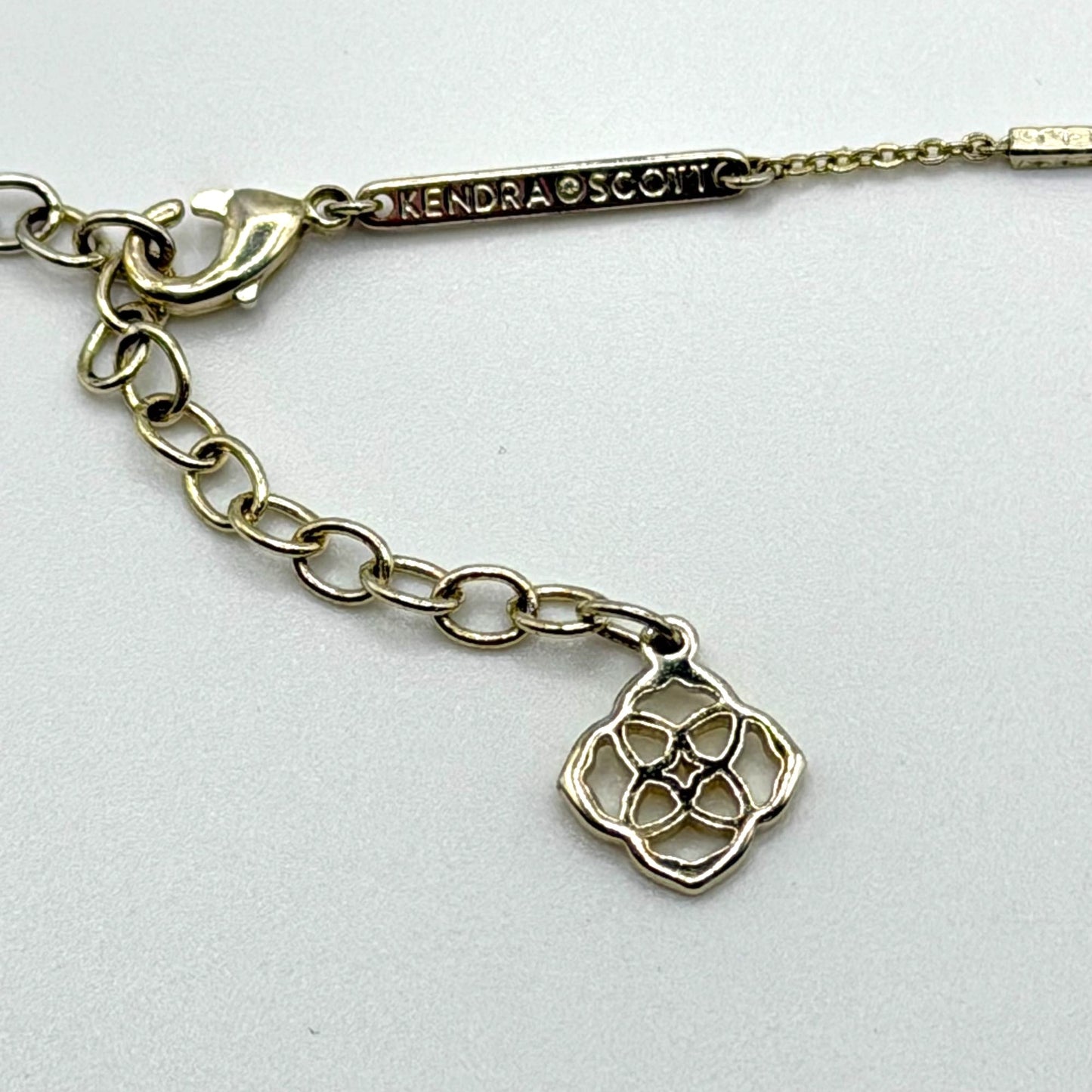 Kendra Scott Gold-Tone Necklace With Oval Pendant