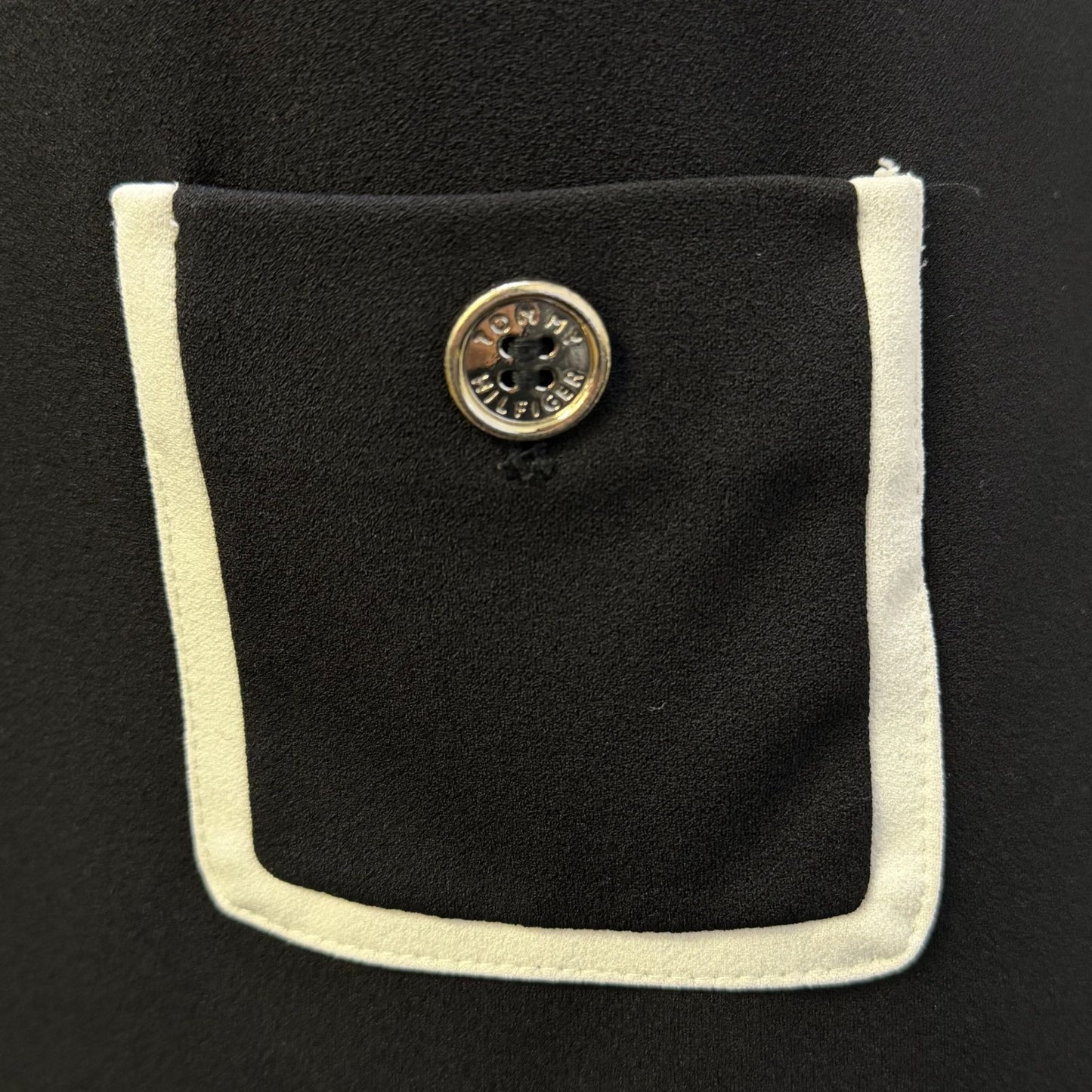 Tommy Hilfiger Black & White Knit Dress L