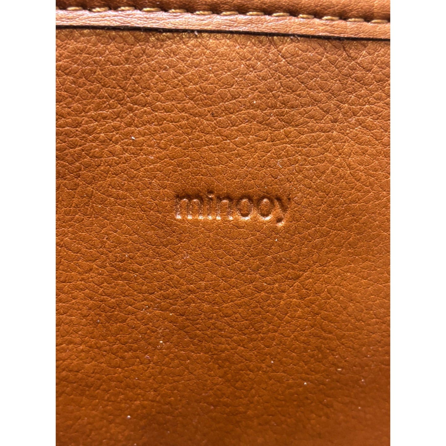 Minooy Uzania Brown Leather Crossbody Bag