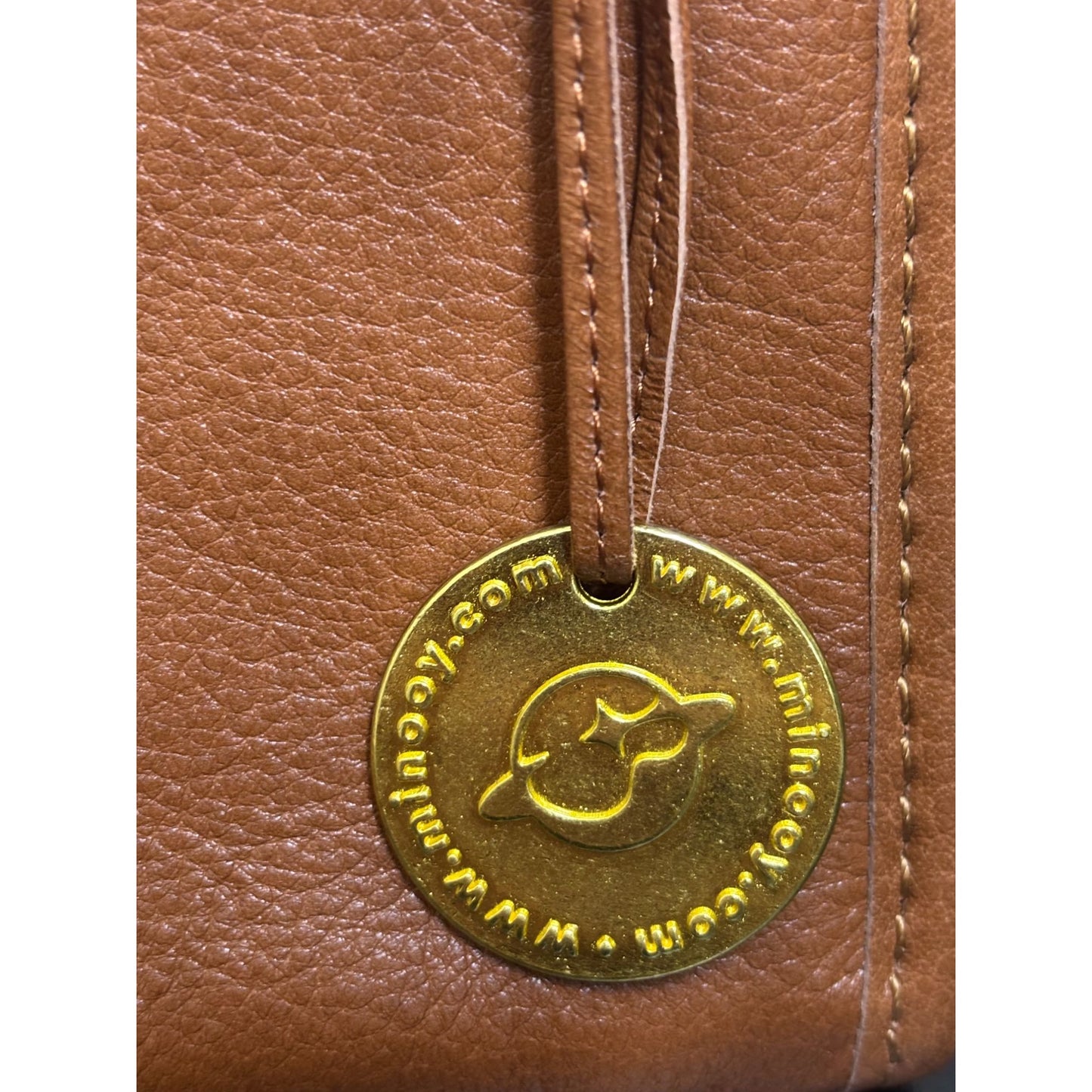 Minooy Uzania Brown Leather Crossbody Bag