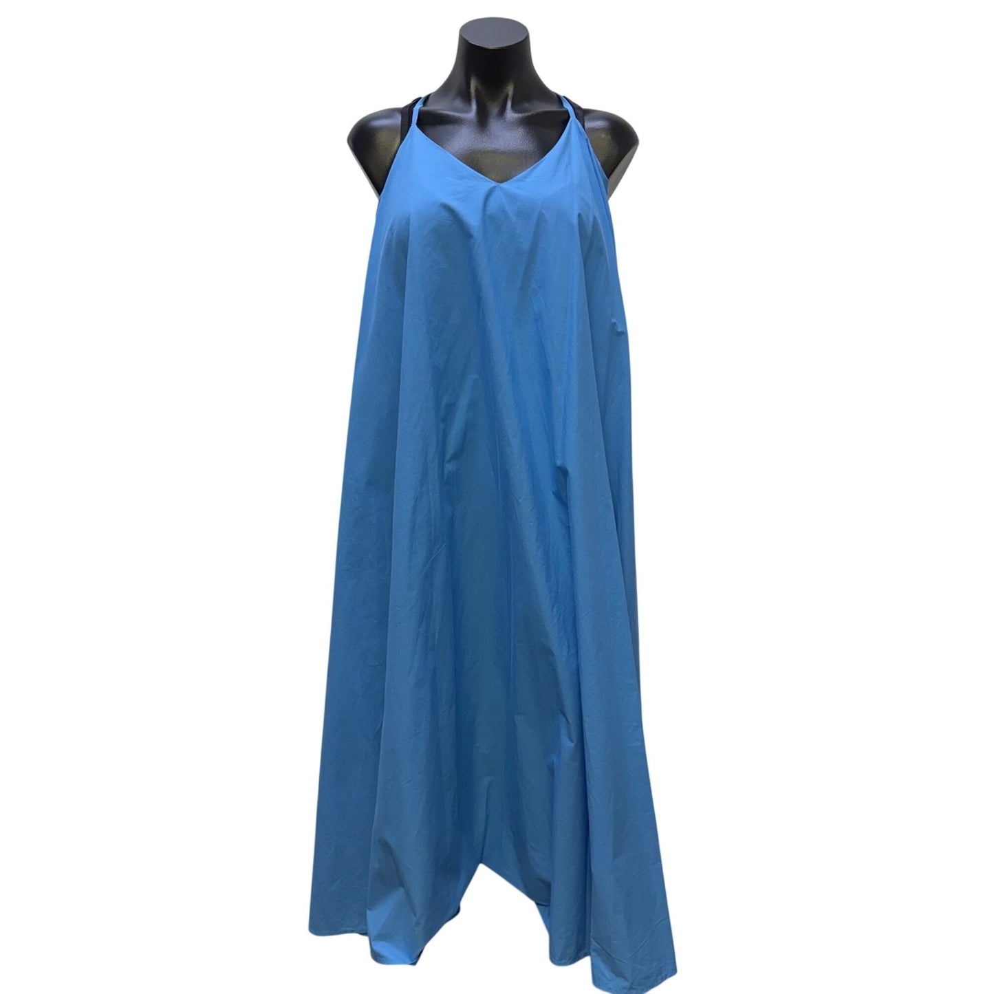 NWT Banana Republic Blue Maxi Dress Cotton S