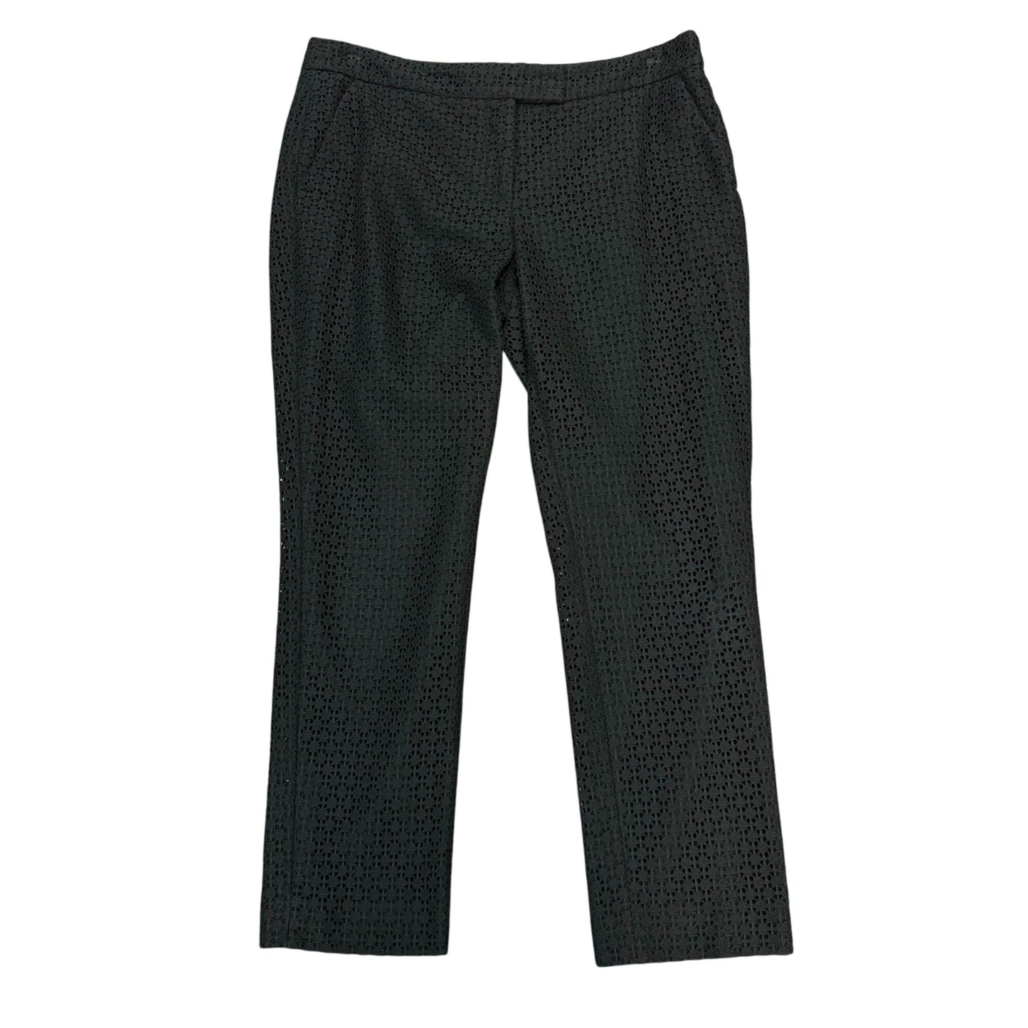 Akris Punto Black Eyelet Pants & Blouse Set Size 10/8