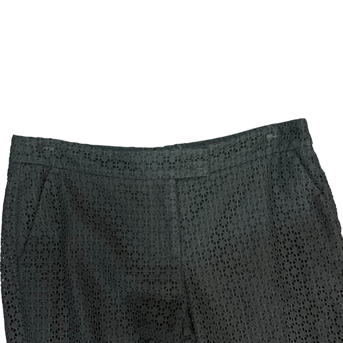 Akris Punto Black Eyelet Pants & Blouse Set Size 10/8