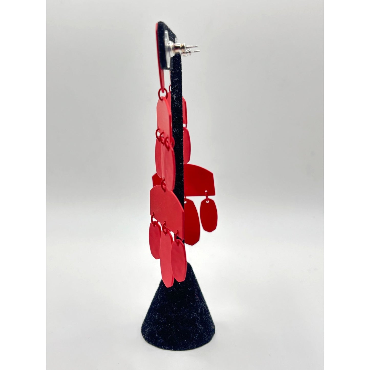 Kendra Scott Red Earrings With Geometric Design