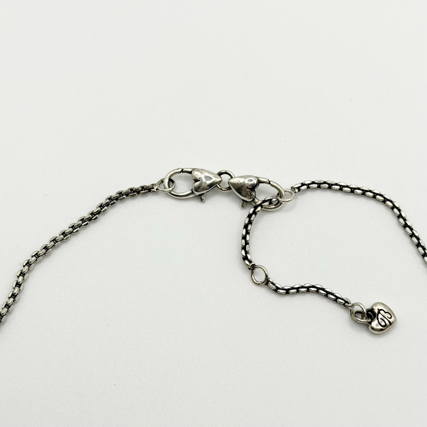 Brighton Crystal Voyage "Counting My Blessings" Teardrop Pendant Necklace