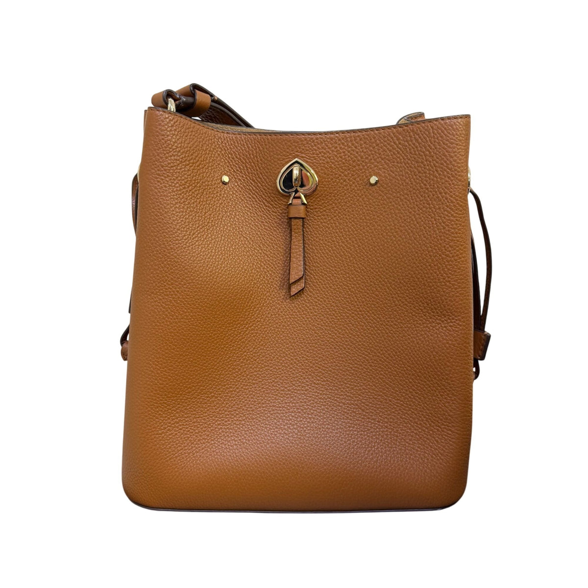 Kate Spade Tan Leather Pebbled Shoulder Bag