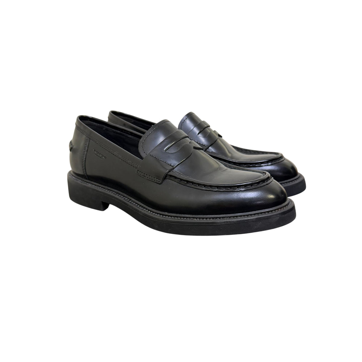 Vagabond Shoemakers Black Leather Loafers 8.5