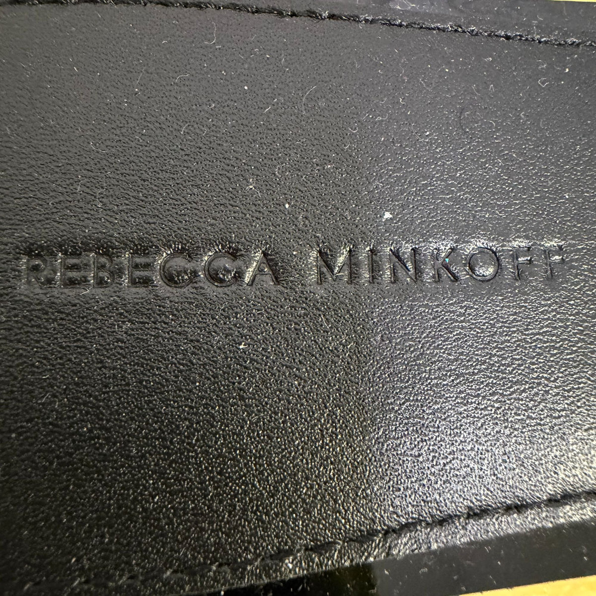 Rebecca Minkoff Gold Chain-Link Slide Sandals 7.5
