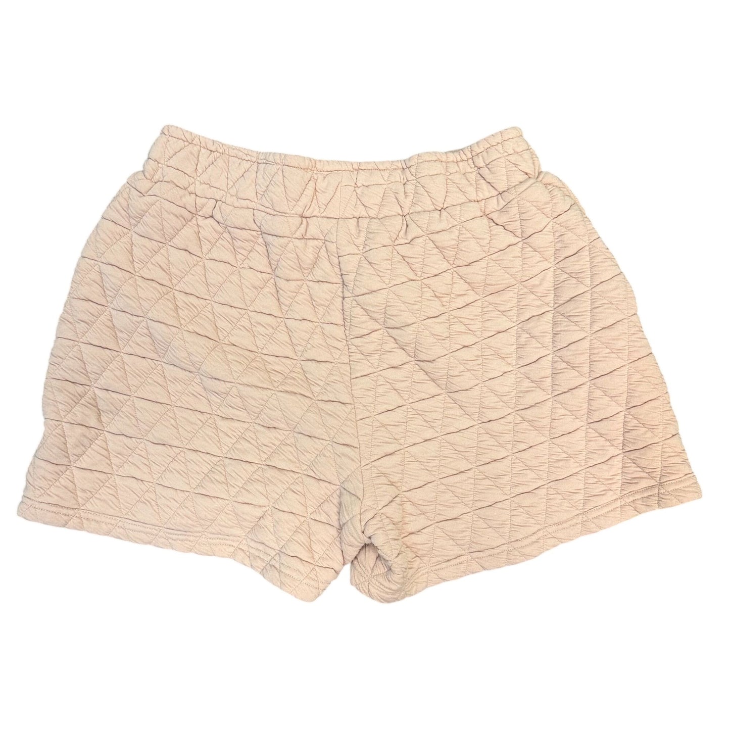 See And Be Seen 2pc Blouse & Shorts Pink Brown M
