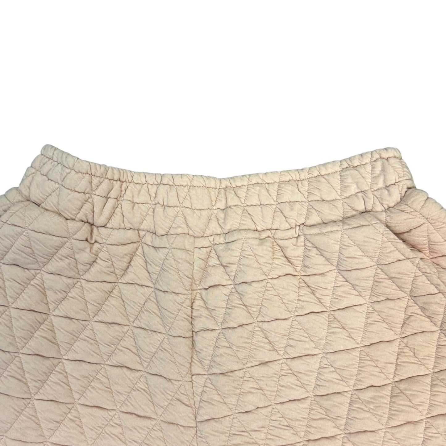 See And Be Seen 2pc Blouse & Shorts Pink Brown M