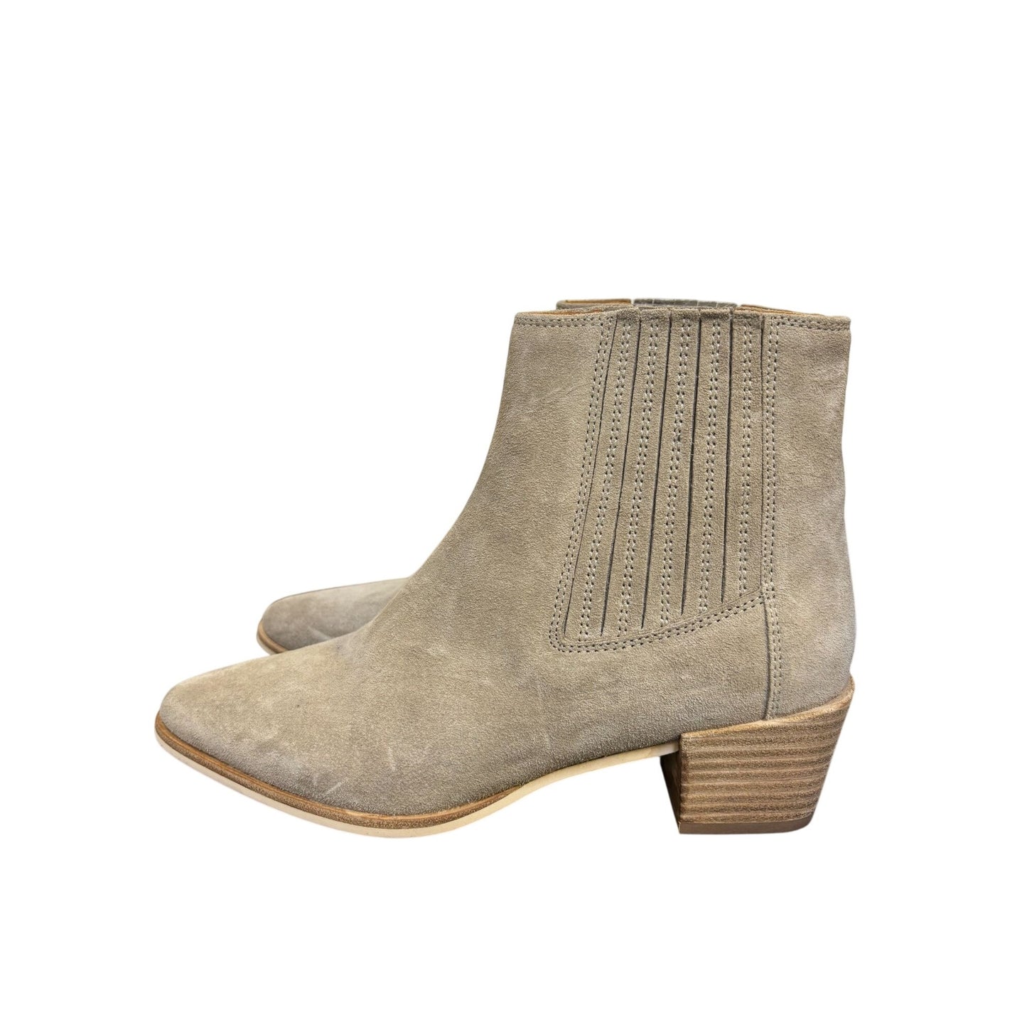 Rag & Bone Beige Suede Ankle Boots Size 8.5