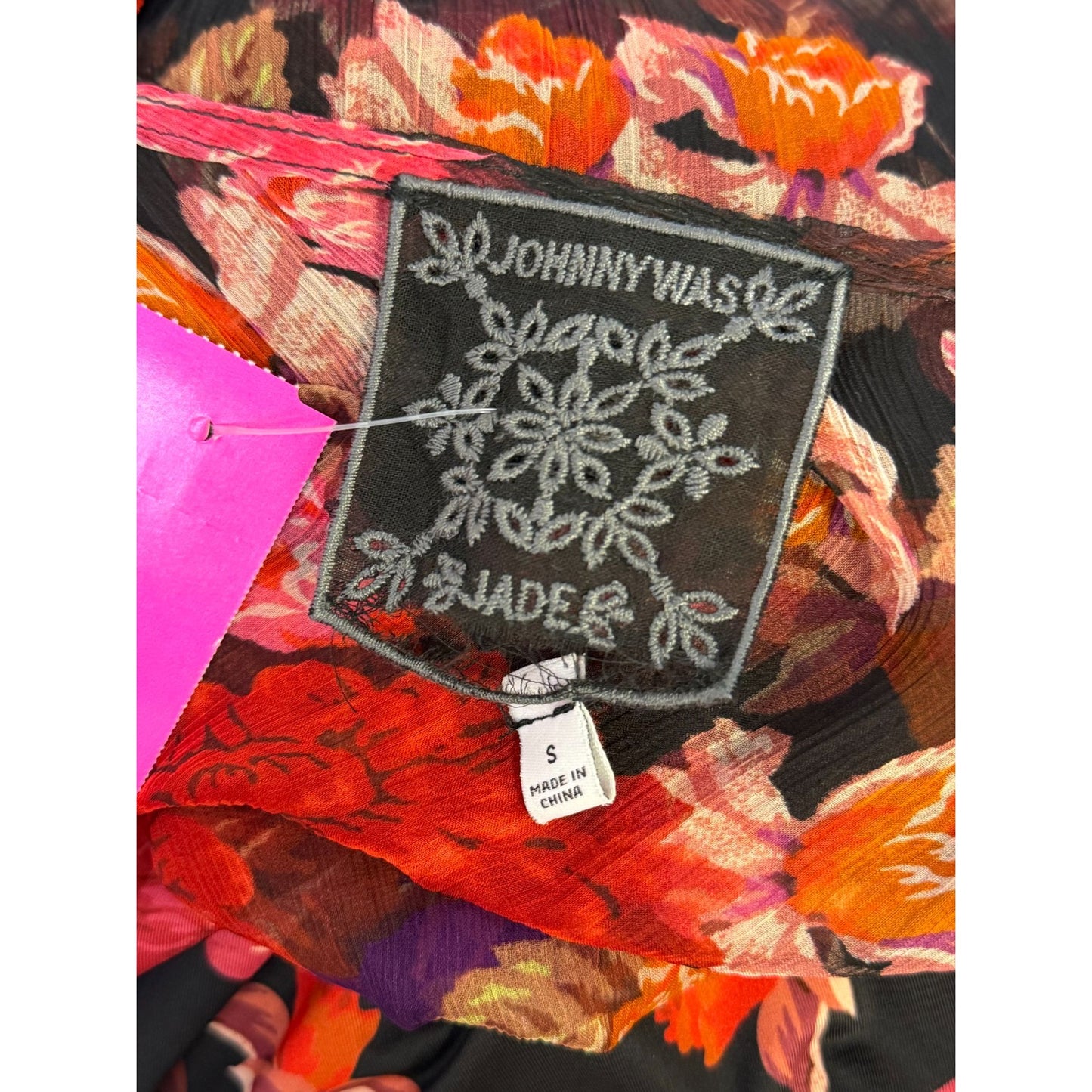 Johnny Was Jade Floral Maxi Dress & Slip Red Multi S