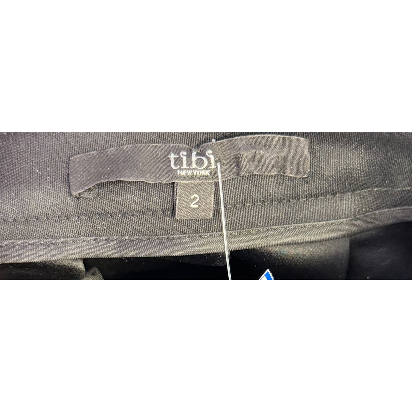 Tibi Black Pleated A-Line Midi Skirt Size 2