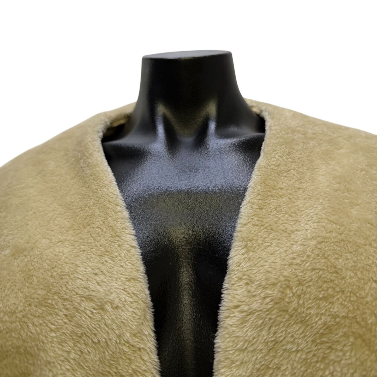 Johnny Was Beige & Green Floral Hooded Coat Jacket S