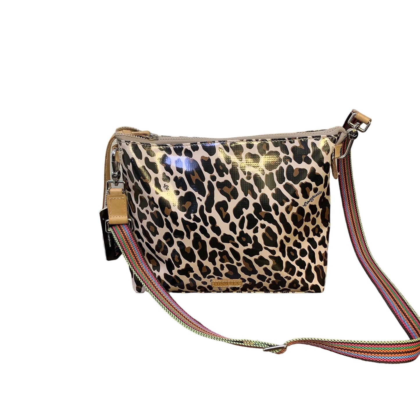 NWT Consuela Cheetah Print Crossbody Handbag Size Medium