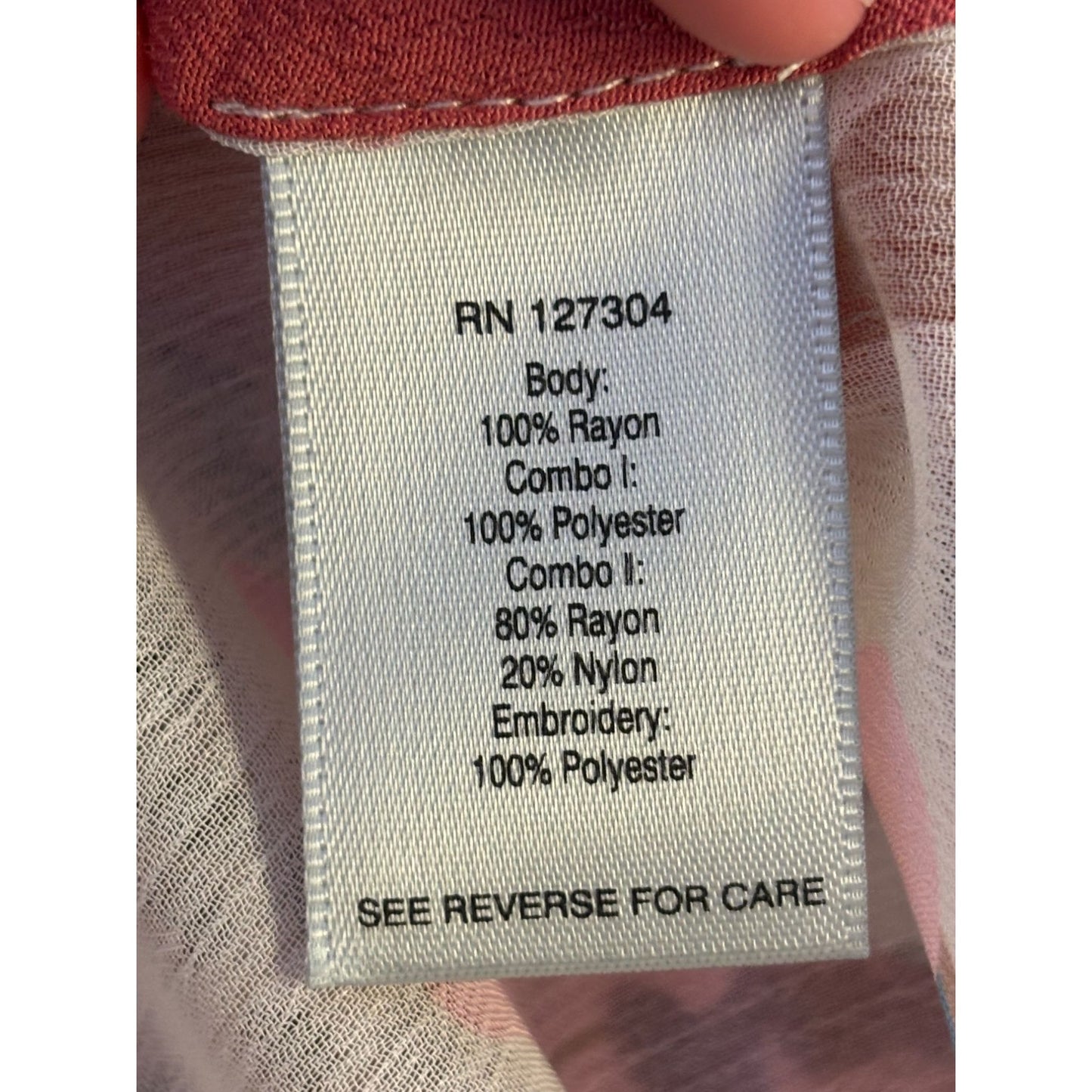 John Mark Embroidered Open Front Cardigan Rust Multi Floral & Leopard Print XL