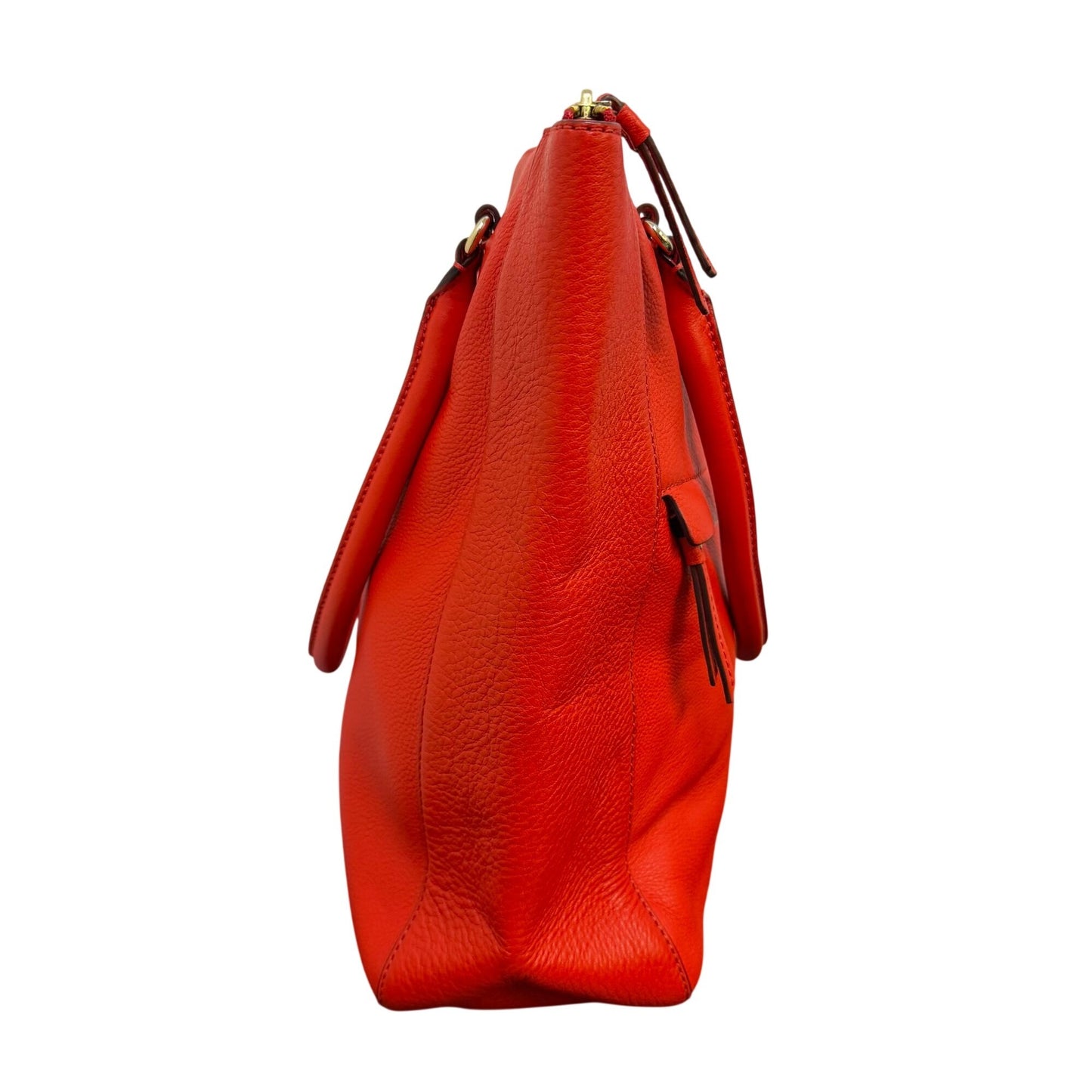 Kate Spade Red Leather Tote Bag Large
