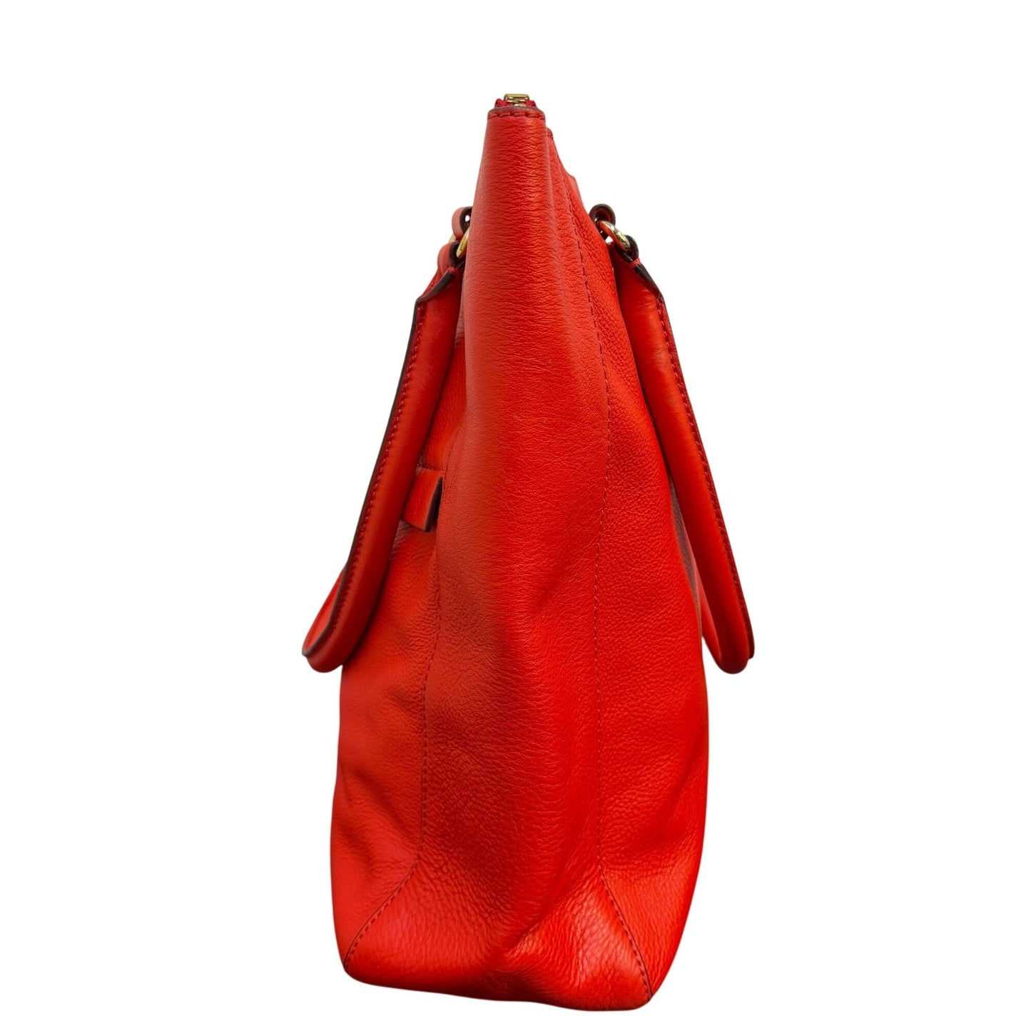 Kate Spade Red Leather Tote Bag Large
