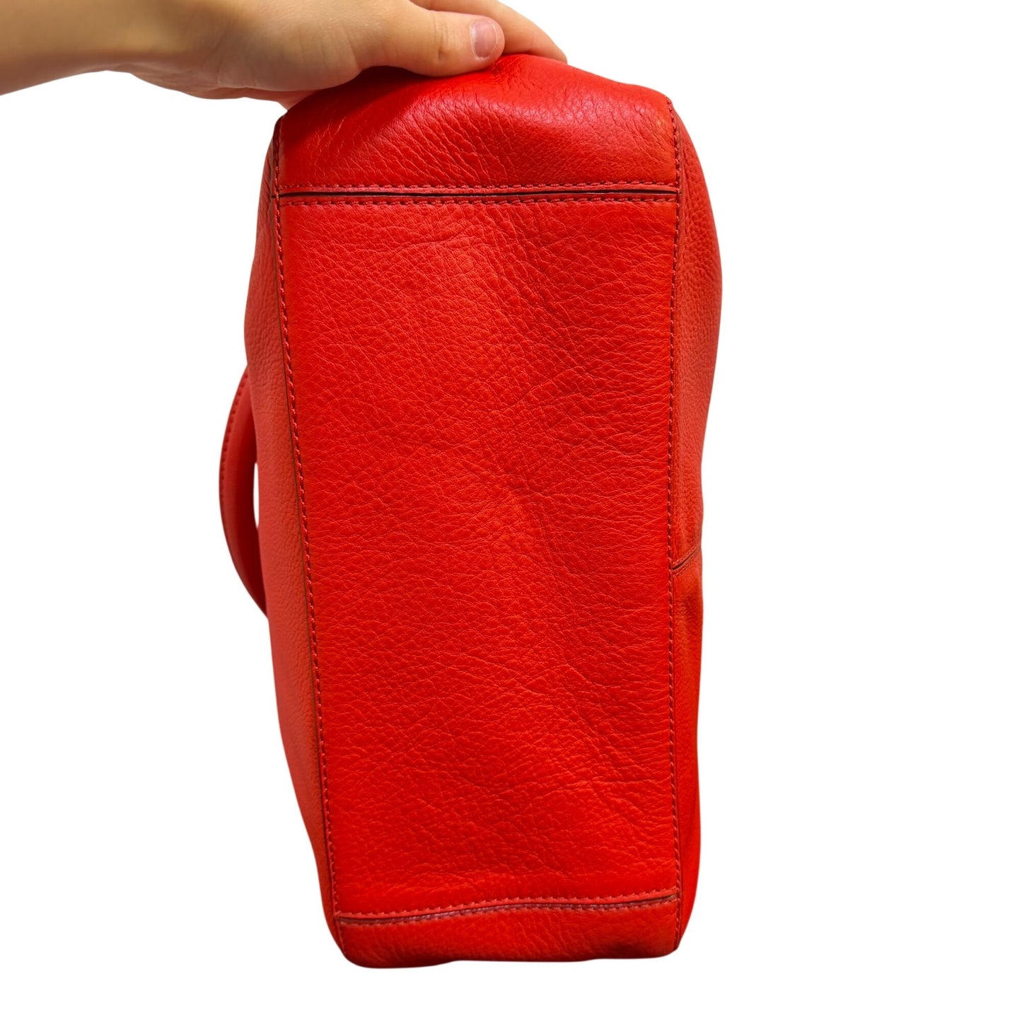 Kate Spade Red Leather Tote Bag Large