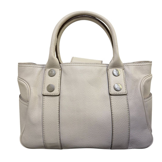 Michael Kors White Leather Satchel Shoulder Bag