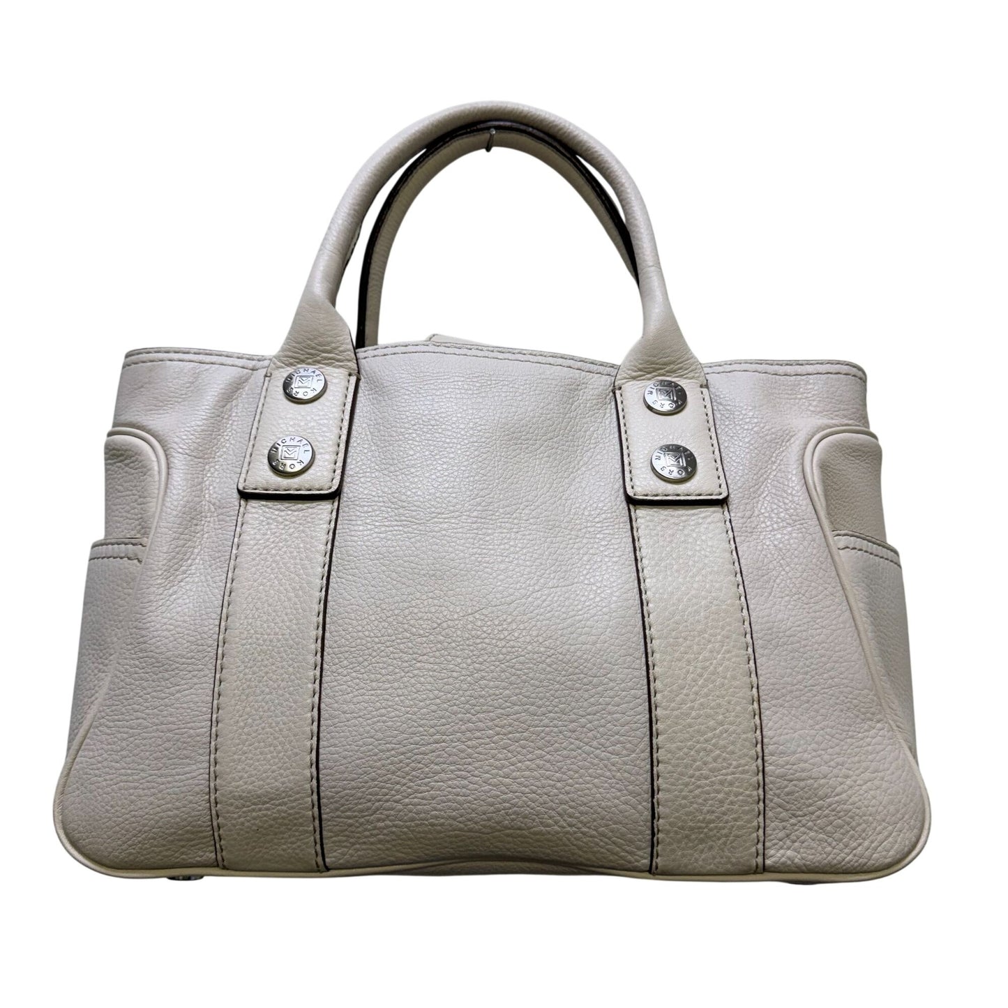Michael Kors White Leather Satchel Shoulder Bag